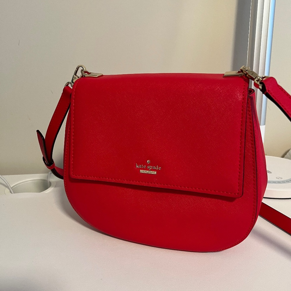 Kate Spade red crossbody bag